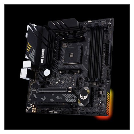 Asus | TUF Gaming B550M-Plus | Memory slots 4 | Chipset AMD B | Micro ATX | Processor family AMD | Processor socket AM4 | DDR4 - 4
